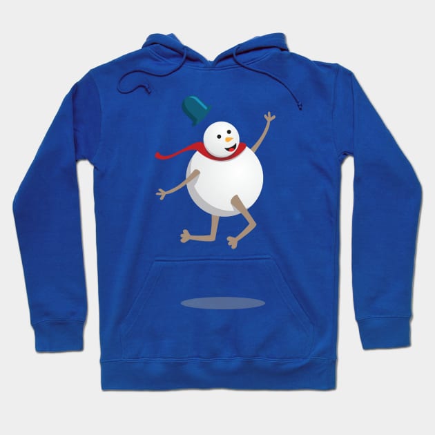 Happy snowman Hoodie by Ageman